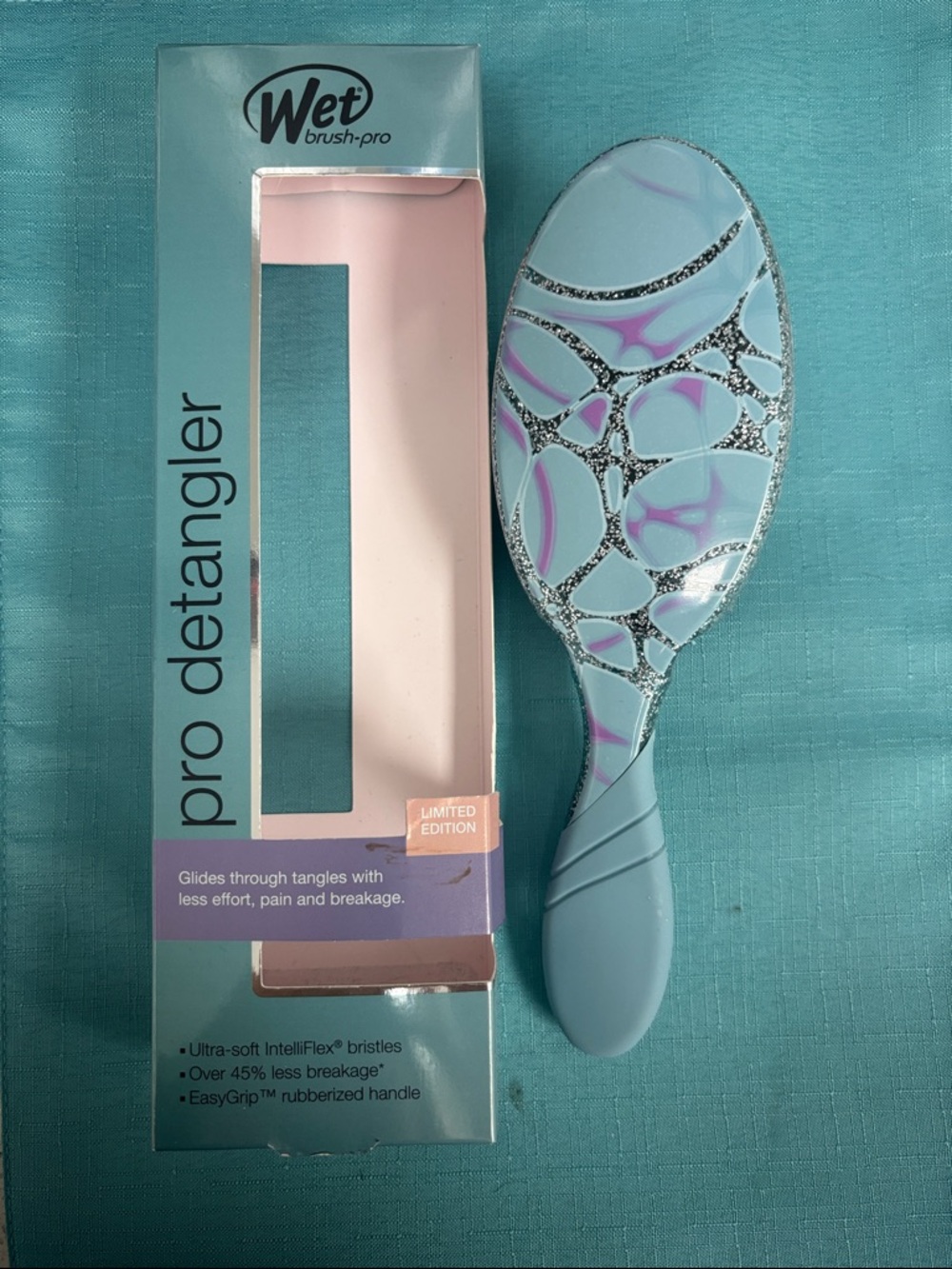Wet Brush Pro Detangler Hair Brush - Light Blue/Purple